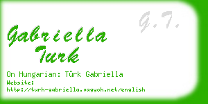 gabriella turk business card